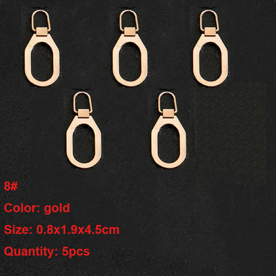 5 db cipzár húzó csere levehető fém cipzár húzófül Univerzális cipzár fogó cipzár csúszkák hátizsákokhoz kabátok cipők