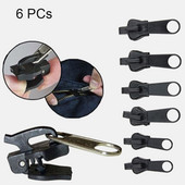 Új 6 DB/Szett azonnali cipzár csúszka univerzális könnyen javítható cipzár készlet anyagcsere varrócipzár ruhákhoz kézitáskákhoz