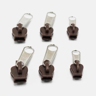 Új 6 DB/Szett azonnali cipzár csúszka univerzális könnyen javítható cipzár készlet anyagcsere varrócipzár ruhákhoz kézitáskákhoz