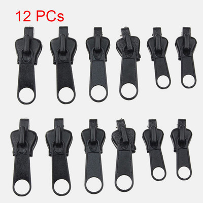 Új 6 DB/Szett azonnali cipzár csúszka univerzális könnyen javítható cipzár készlet anyagcsere varrócipzár ruhákhoz kézitáskákhoz