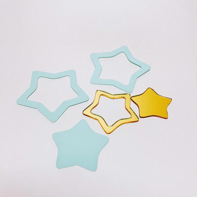 5 buc Ins New Wedding Acrilic Cake Topper Cute Star La mulți ani Cupcake Topper pentru petrecerea de aniversare Decoratiuni pentru tort Baby Shower