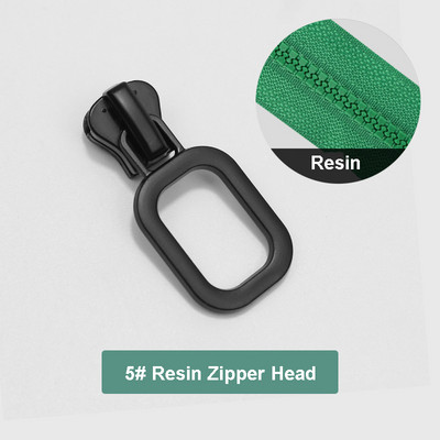 5 db 3# 5# 8# cipzáras csúszka nejlon/gyanta/fém cipzárhoz, cinkötvözetből készült cipzárhúzók kiváló minőségű cipzárfejhez ruhatáska javításához