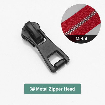 5 db 3# 5# 8# cipzáras csúszka nejlon/gyanta/fém cipzárhoz, cinkötvözetből készült cipzárhúzók kiváló minőségű cipzárfejhez ruhatáska javításához