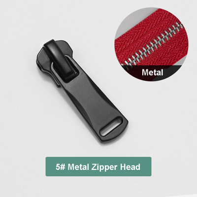 5 db 3# 5# 8# cipzáras csúszka nejlon/gyanta/fém cipzárhoz, cinkötvözetből készült cipzárhúzók kiváló minőségű cipzárfejhez ruhatáska javításához