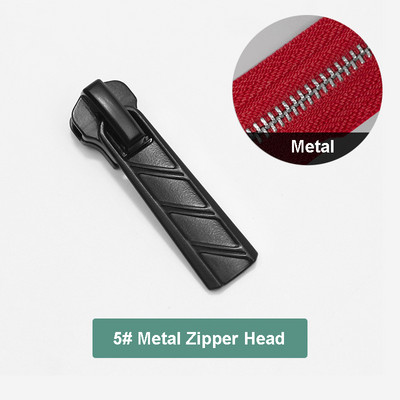 5 db 3# 5# 8# cipzáras csúszka nejlon/gyanta/fém cipzárhoz, cinkötvözetből készült cipzárhúzók kiváló minőségű cipzárfejhez ruhatáska javításához