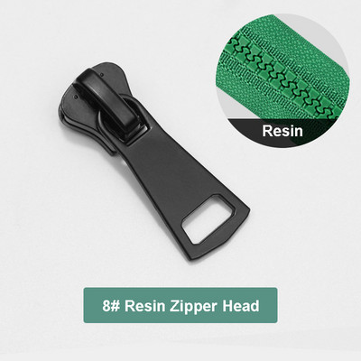 5 db 3# 5# 8# cipzáras csúszka nejlon/gyanta/fém cipzárhoz, cinkötvözetből készült cipzárhúzók kiváló minőségű cipzárfejhez ruhatáska javításához