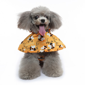 Αδιάβροχο αδιάβροχο σκυλί για κατοικίδια Μικρά μεγάλα σκυλιά Ανακλαστικό παλτό βροχής στάμπα μπουφάν για σκύλους για εξωτερικούς χώρους Ρούχα για κουτάβια που αναπνέουν