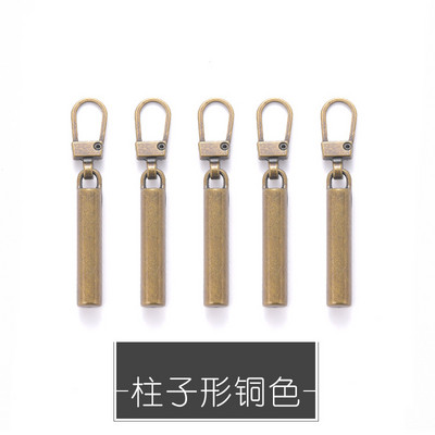 5GAB Zvaigznes formas šūšanas rāvējslēdzēji Izvilkšanas galviņa noņemama metāla rāvējslēdzēja slīdņa remonta komplekti somām Mugursomas mētelis rāvējslēdzēja vilkšanas cilne