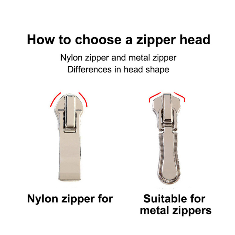 3Gb Augstas kvalitātes metāla rāvējslēdzēja pievilkšana neilona rāvējslēdzējiem Metāla rāvējslēdzēji Universālie izmēri Bagāžas nomaiņa Moskītu tīkls Apģērbi Fix