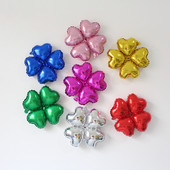 Akciós akció 1 db/tétel 4 szirom 18 hüvelykes alufólia lufi négylevelű lóhere balo építőoszlop ív esküvői dekorballonhoz