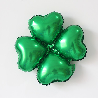 Akciós akció 1 db/tétel 4 szirom 18 hüvelykes alufólia lufi négylevelű lóhere balo építőoszlop ív esküvői dekorballonhoz