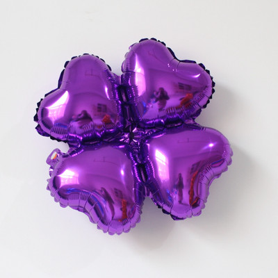 Akciós akció 1 db/tétel 4 szirom 18 hüvelykes alufólia lufi négylevelű lóhere balo építőoszlop ív esküvői dekorballonhoz