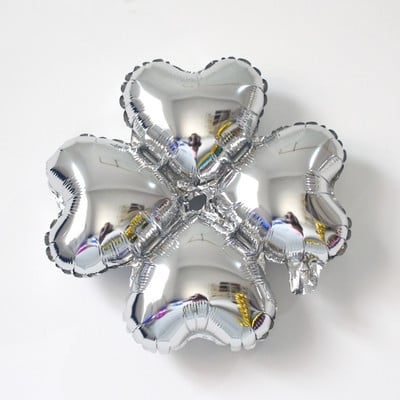 Akciós akció 1 db/tétel 4 szirom 18 hüvelykes alufólia lufi négylevelű lóhere balo építőoszlop ív esküvői dekorballonhoz