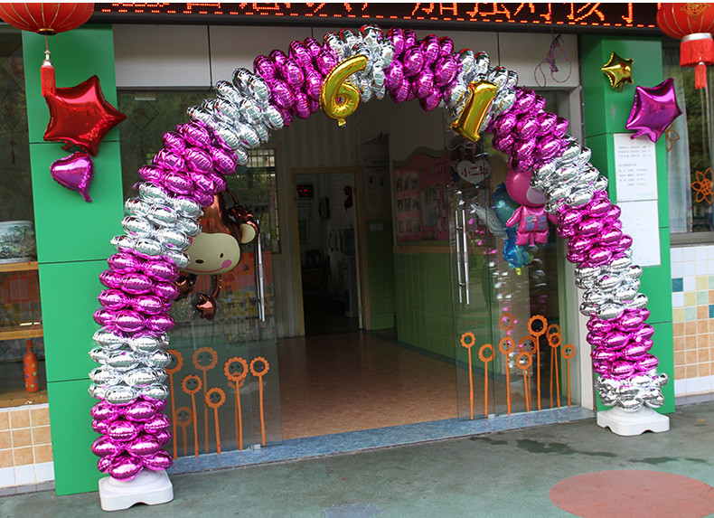 Akciós akció 1 db/tétel 4 szirom 18 hüvelykes alufólia lufi négylevelű lóhere balo építőoszlop ív esküvői dekorballonhoz