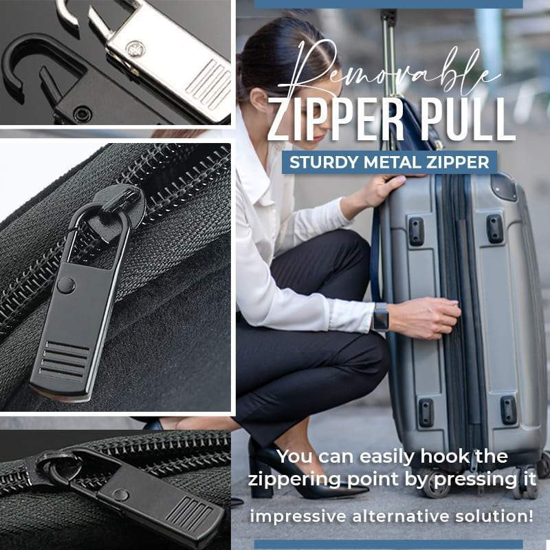 4GAB Noņemams rāvējslēdzēja pievilkums apģērbam Rāvējslēdzēja fiksators Ceļojumu soma Apavi Čemodāns Mugursoma Rāvējslēdzēja galvas slīdnis DIY šūšanas komplekti Metāls Zi