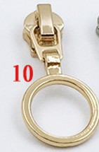 5gab Augstas kvalitātes 3# metāla zelta sudraba rāvējslēdzēja slīdņa galvas novilcējs DIY roku darbs soma Apavi rāvējslēdzējs Apģērbu aksesuāri P097