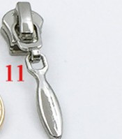 5gab Augstas kvalitātes 3# metāla zelta sudraba rāvējslēdzēja slīdņa galvas novilcējs DIY roku darbs soma Apavi rāvējslēdzējs Apģērbu aksesuāri P097