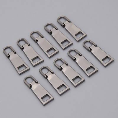 10db/tétel 5# fém cipzár lehúzók cipzárjavító készletek cipzárhúzó cipzár csúszkához barkácsvarró ruha kézműves