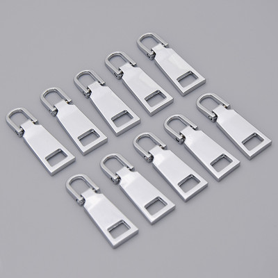 10db/tétel 5# fém cipzár lehúzók cipzárjavító készletek cipzárhúzó cipzár csúszkához barkácsvarró ruha kézműves