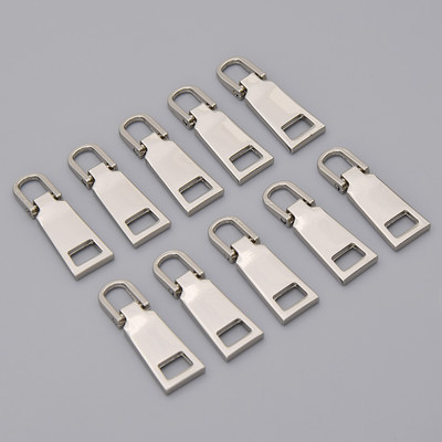 10db/tétel 5# fém cipzár lehúzók cipzárjavító készletek cipzárhúzó cipzár csúszkához barkácsvarró ruha kézműves