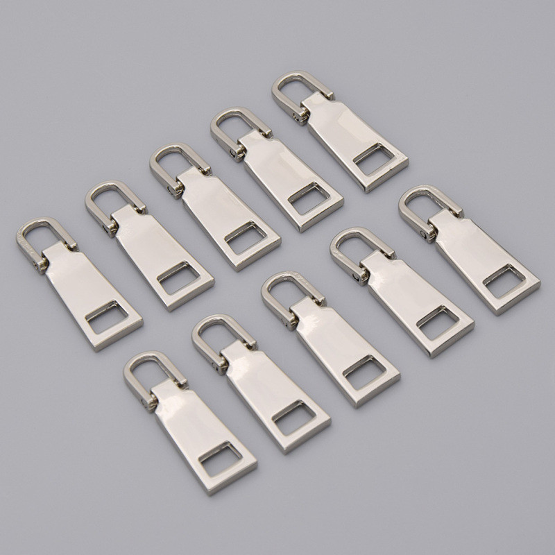 10db/tétel 5# fém cipzár lehúzók cipzárjavító készletek cipzárhúzó cipzár csúszkához barkácsvarró ruha kézműves