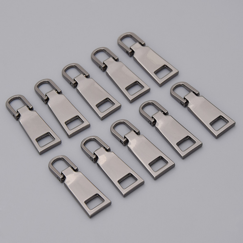 10db/tétel 5# fém cipzár lehúzók cipzárjavító készletek cipzárhúzó cipzár csúszkához barkácsvarró ruha kézműves