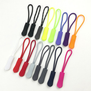 Színes szilikon gumi cipzár húzókötelek cipzár lehúzó rögzítő hátizsák poggyász 10 db barkács ruházati kiegészítőkhez