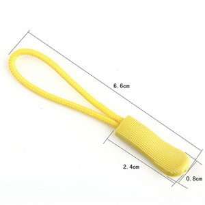 10db/csomag Cipzár Húzza Zsinór Kötélvégek Zár Zip Clip csat Kiegészítők Hátizsák Ruházat 15 Szín