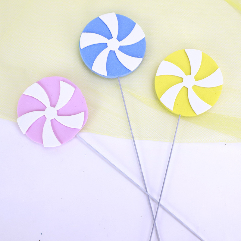 Jauns rozā zils konfekšu dzimšanas dienas kūku pildījums bērniem daudz laimes dzimšanas dienā deserta karogs Cupcake toppers mazuļa dušas kūkas dekorēšanai