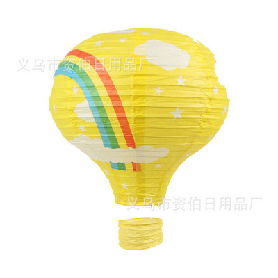 Jõulud jõuluvana põder vikerkaar kuumaõhupalli paberlaternad baari kaunistus laste sünnipäevapeo pulmade kaunistamiseks