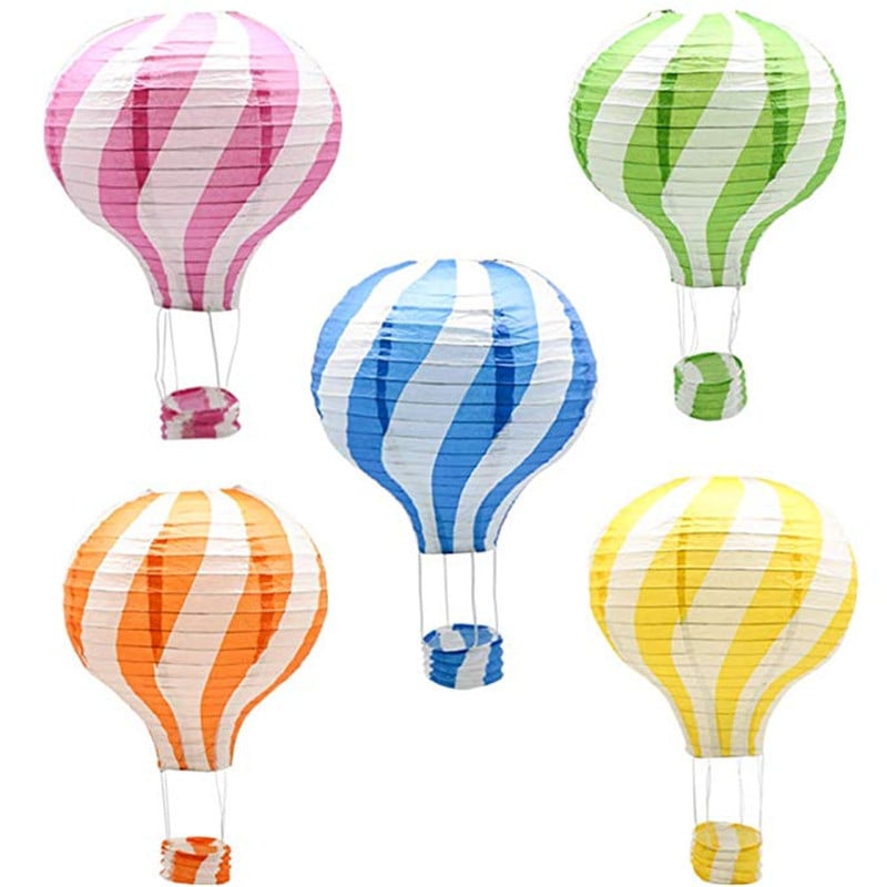 Jõulud jõuluvana põder vikerkaar kuumaõhupalli paberlaternad baari kaunistus laste sünnipäevapeo pulmade kaunistamiseks