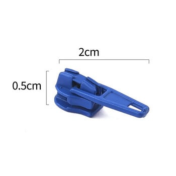10Pcs 3# Nylon Coil Auto Lock Zipper Puller DIY Sewing Tool Zipper Slipper 16 Colors Slipper slipper for Tailor Sewing Accessories