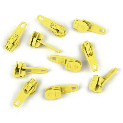 10 db 3# Nylon tekercs automatikus zár cipzár lehúzó barkács varróeszköz cipzár csúszka 16 színű cipzár csúszka szabó varrás kiegészítőkhöz