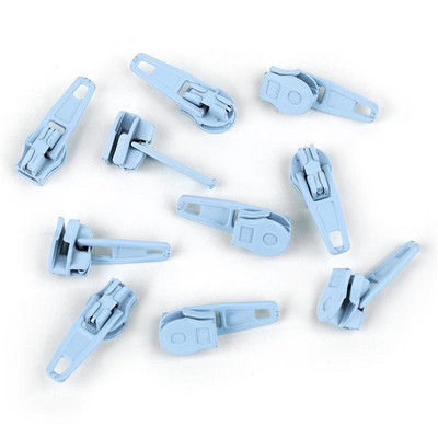 10 db 3# Nylon tekercs automatikus zár cipzár lehúzó barkács varróeszköz cipzár csúszka 16 színű cipzár csúszka szabó varrás kiegészítőkhöz