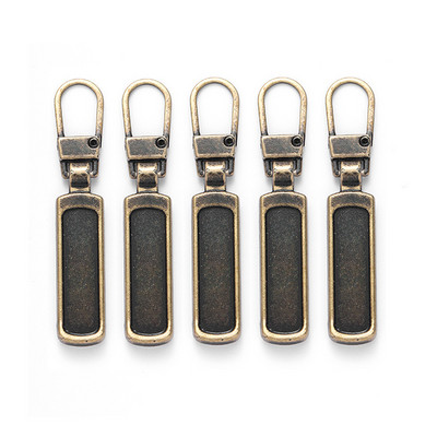 5 TK Õmblustõmblukud Tõmbur Star Südamekujuline Eemaldatav Metallist tõmblukuga liuguri paranduskomplektid kottide jaoks Seljakoti mantli tõmbluku tõmbevaheleht