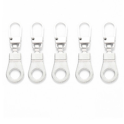 5 TK Õmblustõmblukud Tõmbur Star Südamekujuline Eemaldatav Metallist tõmblukuga liuguri paranduskomplektid kottide jaoks Seljakoti mantli tõmbluku tõmbevaheleht