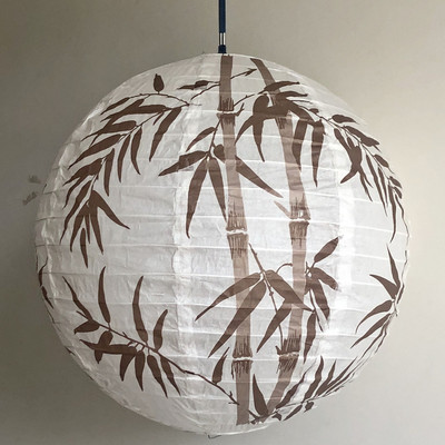 1 db 16 hüvelykes Big Fu kínai japán papírlámpás rózsa cseresznye virág lámpa kínai újévi esküvői függő lakberendezéshez