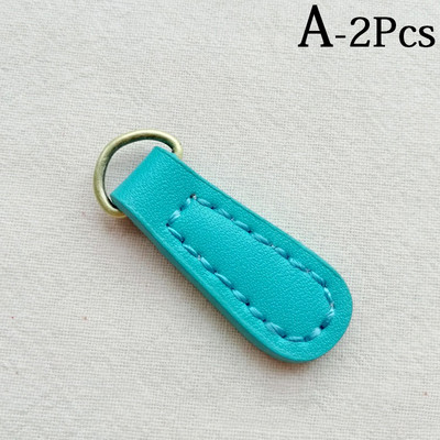 2 buc piele PU cusut manual Fermoar Tragere Îmbrăcăminte Accesorii pentru bagaje Fermoar Tab Rucsac Fermoar Cataramă Pandantiv Pull Tab
