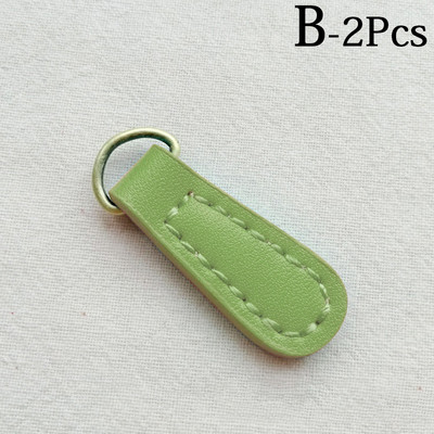2 buc piele PU cusut manual Fermoar Tragere Îmbrăcăminte Accesorii pentru bagaje Fermoar Tab Rucsac Fermoar Cataramă Pandantiv Pull Tab