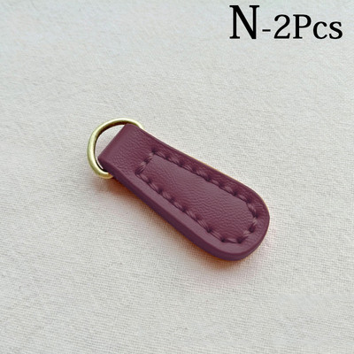 2 buc piele PU cusut manual Fermoar Tragere Îmbrăcăminte Accesorii pentru bagaje Fermoar Tab Rucsac Fermoar Cataramă Pandantiv Pull Tab