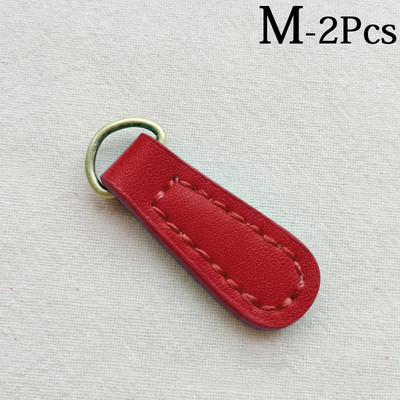 2 buc piele PU cusut manual Fermoar Tragere Îmbrăcăminte Accesorii pentru bagaje Fermoar Tab Rucsac Fermoar Cataramă Pandantiv Pull Tab