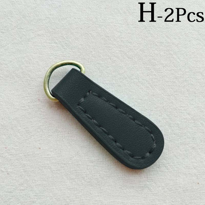 2 buc piele PU cusut manual Fermoar Tragere Îmbrăcăminte Accesorii pentru bagaje Fermoar Tab Rucsac Fermoar Cataramă Pandantiv Pull Tab