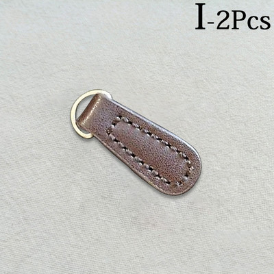 2 buc piele PU cusut manual Fermoar Tragere Îmbrăcăminte Accesorii pentru bagaje Fermoar Tab Rucsac Fermoar Cataramă Pandantiv Pull Tab