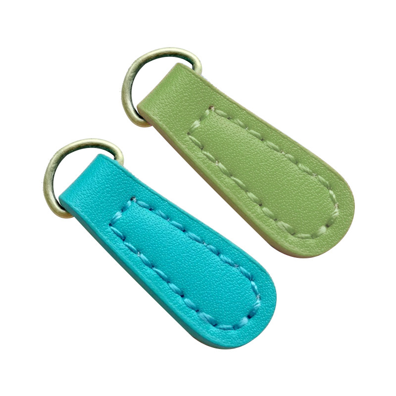 2 buc piele PU cusut manual Fermoar Tragere Îmbrăcăminte Accesorii pentru bagaje Fermoar Tab Rucsac Fermoar Cataramă Pandantiv Pull Tab