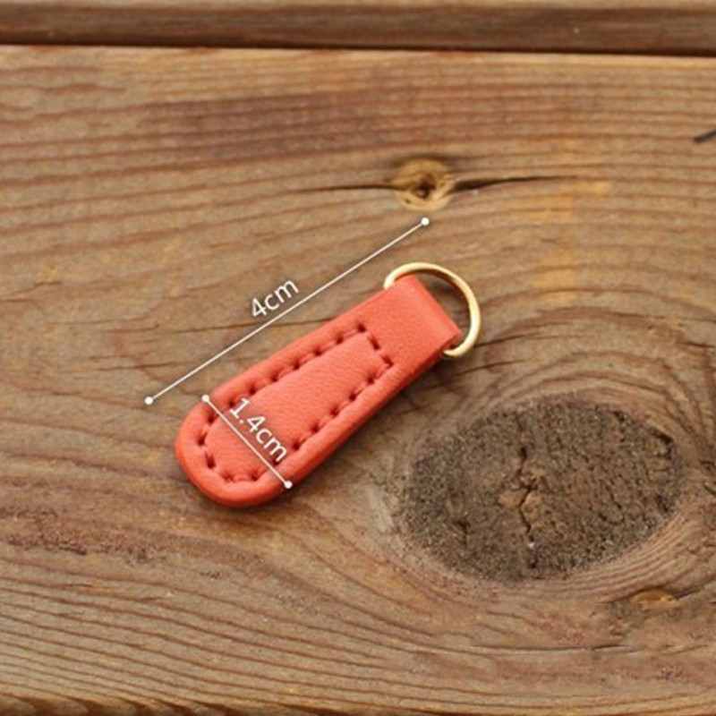 2 buc piele PU cusut manual Fermoar Tragere Îmbrăcăminte Accesorii pentru bagaje Fermoar Tab Rucsac Fermoar Cataramă Pandantiv Pull Tab