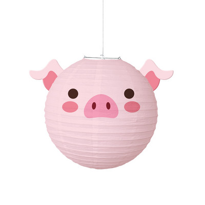 Dzīvnieki Woodland Papīra laternas Dzimšanas dienas svinību dekorēšana Bērni Meža safari Džungļu ballīšu piederumi Baby Shower Festivāla laterna