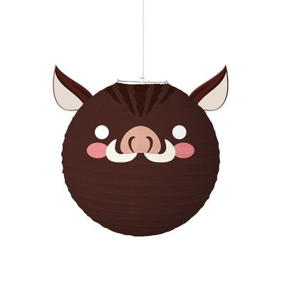 Dzīvnieki Woodland Papīra laternas Dzimšanas dienas svinību dekorēšana Bērni Meža safari Džungļu ballīšu piederumi Baby Shower Festivāla laterna