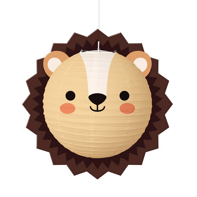 Dzīvnieki Woodland Papīra laternas Dzimšanas dienas svinību dekorēšana Bērni Meža safari Džungļu ballīšu piederumi Baby Shower Festivāla laterna