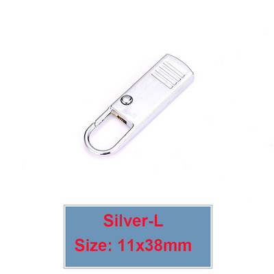 5db Cipzárhúzó csere Levehető cipzár húzófülek Fém cipzárhúzó kabátokhoz Farmerek Pénztárcák Kézitáskák Hátizsákok Csomagok