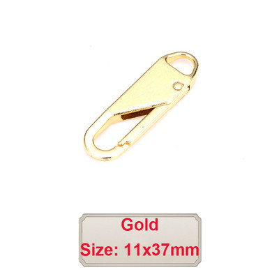 5db Cipzárhúzó csere Levehető cipzár húzófülek Fém cipzárhúzó kabátokhoz Farmerek Pénztárcák Kézitáskák Hátizsákok Csomagok